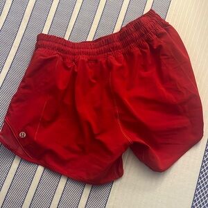 Three pairs lightly worn lulu lemon shorts